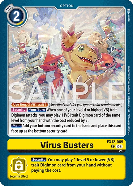 Virus Busters (EX12-069)