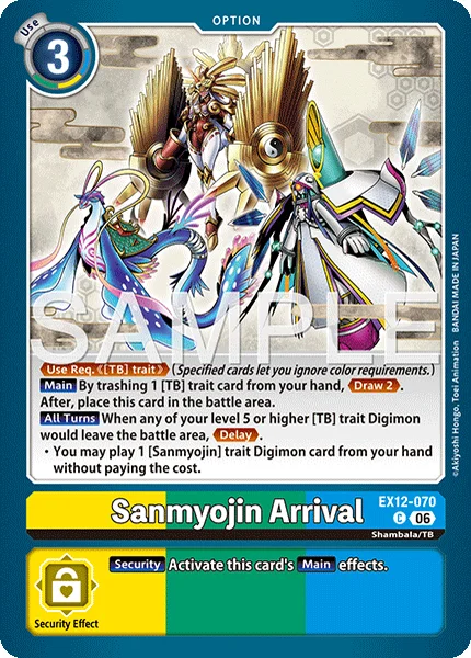 Sanmyojin Arrival (EX12-070)